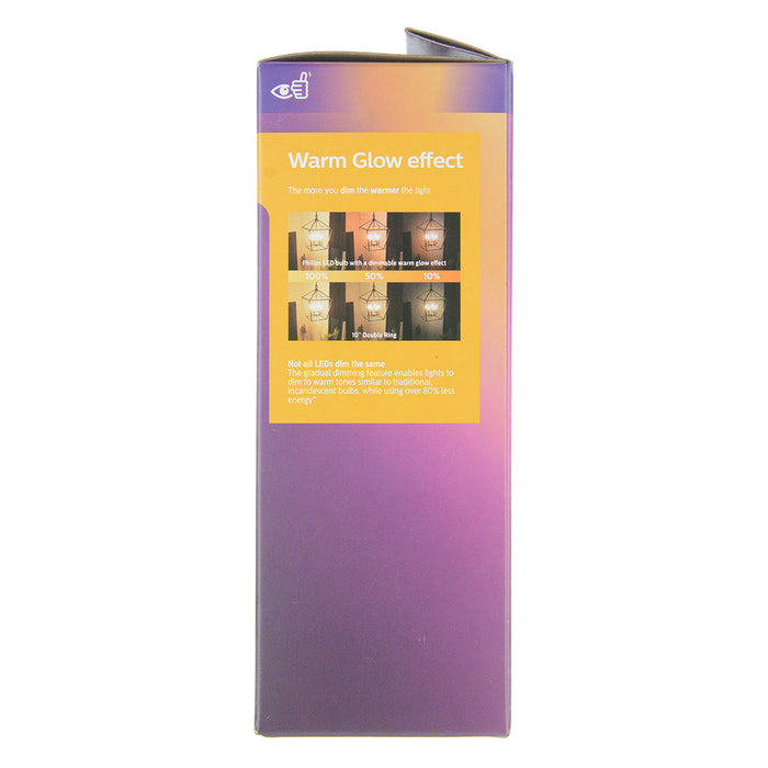 Philips 5.5F15/PER/927-922/CL/G/E26/WGX 1PF T20 572669 LED F15 Lamp 5.5W 120V 2200K-2700K Warm Glow 500Lm 300 Degree Beam 90 CRI E26 Base Clear (929002091593)