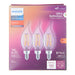 Philips 2.3BA11/PER/UD/CL/G/E12/WGD 6/3PFT20 566653 LED BA11 Lamp 2.3W 120V 2200K-2700K Warm Glow 185Lm 300 Degree Beam 95 CRI E12 Base Clear (929002991803)
