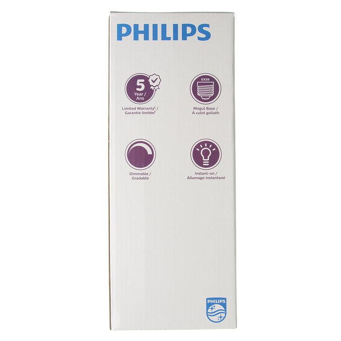 Philips 564278 LED Wall Pack Retrofit Lamp 40W 6000Lm Daylight 5000K 80 CRI EX39 Base 100-277V (929003000204)