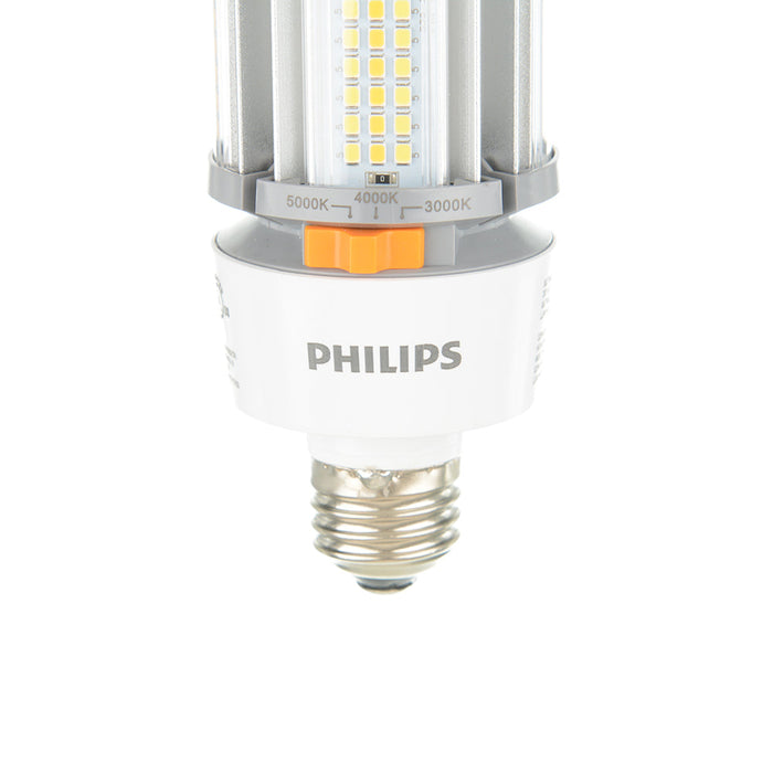 Philips 606269 27-18-12CC/LED/3PW/3CCT/E26 BB 6/1 LED Corn Cob E26 Base Wattage/CCT Selectable 27W/18W/12W 3000K/4000K/5000K 120-277V 80 CRI Clear (929004258004)
