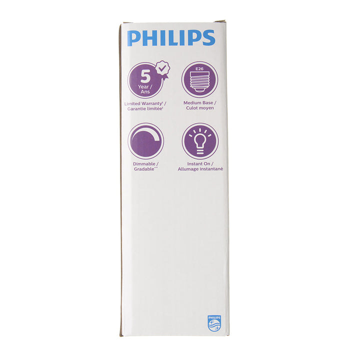 Philips 606269 27-18-12CC/LED/3PW/3CCT/E26 BB 6/1 LED Corn Cob E26 Base Wattage/CCT Selectable 27W/18W/12W 3000K/4000K/5000K 120-277V 80 CRI Clear (929004258004)