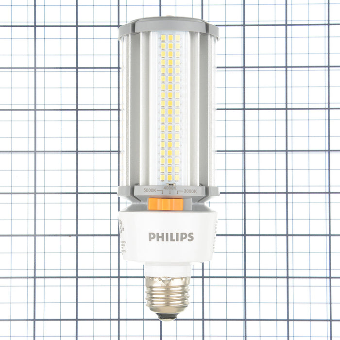 Philips 606269 27-18-12CC/LED/3PW/3CCT/E26 BB 6/1 LED Corn Cob E26 Base Wattage/CCT Selectable 27W/18W/12W 3000K/4000K/5000K 120-277V 80 CRI Clear (929004258004)
