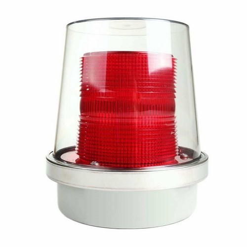 Edwards Signaling Light Duty Strobe Indoor Outdoor May Be Direct 1/2 Inch Conduit Mounted Or Box Mounted On A 4 Inch Octagon Box (90R-N5)