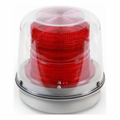 Edwards Signaling Heavy-Duty Strobe Indoor Outdoor UL Listed Division 2 Applications With Clear Dome Cover (94DV2R-N5)