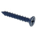 Metallics 3/16 X 2-3/4 Flat Head Phillips Concrete Screw Blue-100 Per Jar (CSF4F)