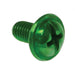 Metallics 10-32 X 3/8 Round Washer Head Combination Grounding Screw With Dog Point Zinc And Green-100 Per Jar (JGS20)