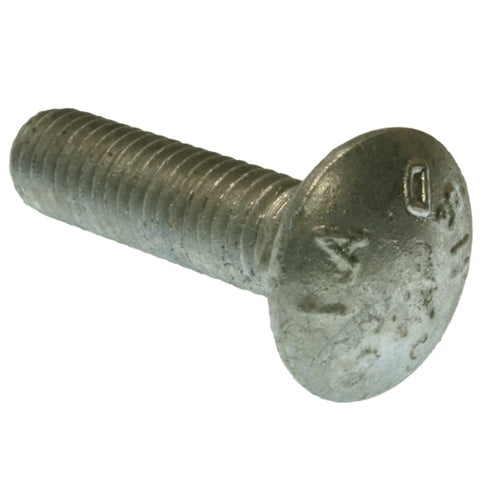 Metallics 1/2-13 X 2 Carriage Bolt Galvanized-25 Per Jar (JCB33G)