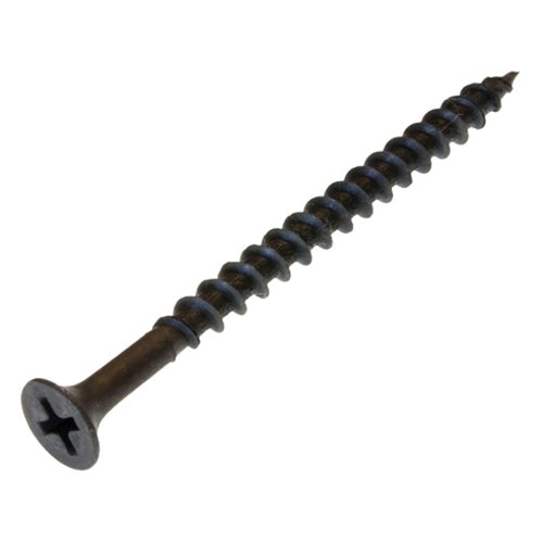 Metallics 6 X 1-1/4 Phillips Bugle Head Dry Wall Screw Coarse Thread Black Phosphate-500 Per Jar (JDWC3V)