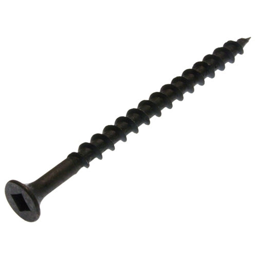 Metallics 6 X 1 Bugle Head Square Drive Dry Wall Screw Coarse Thread Black Phosphate-100 Per Jar (JDWSR1C)