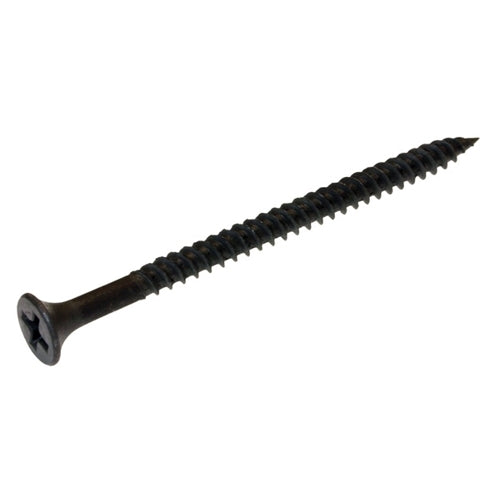 Metallics Domestic 6 X 1-5/8 Phillips Bugle Head Dry Wall Screw Fine Thread Black Phosphate Sharp Point-100 Per Jar (JDWS4CD)