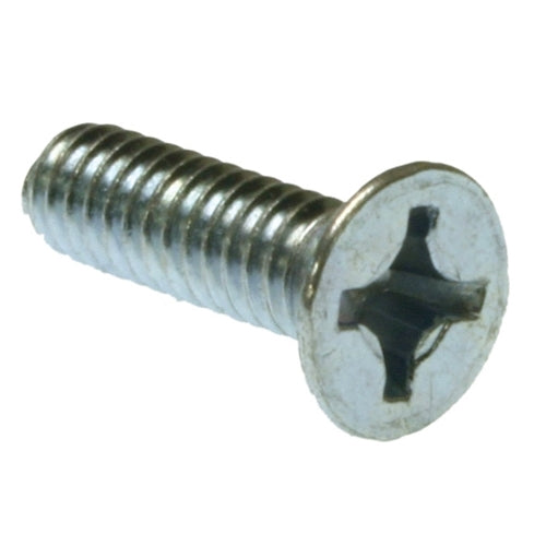 Metallics 10-24 X 3/4 Flat Head Phillips Machine Screw Zinc-100 Per Jar (JFMP75)