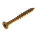 Metallics 10 X 4 Flat Head Square Drive Deck Screw Type 17 Point Steel Zinc/All-Weather Coating-500 Per Box (RDS6V)
