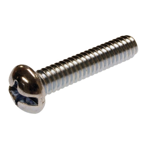 Metallics 10-24 X 1/2 Round Head Combination Machine Screw Steel Zinc-100 Per Jar (JRM32)