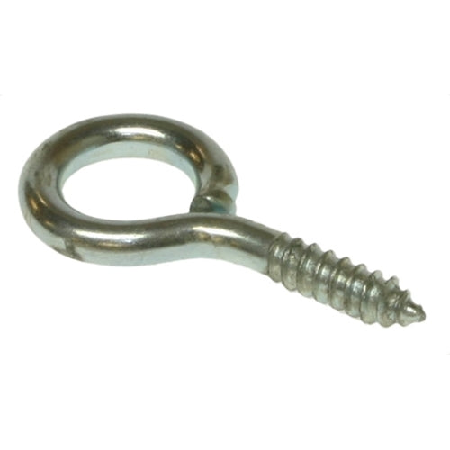 Metallics 1-5/16 X 1/2 Screw Eye With Lag Thread Zinc Must Be Made In The USA-100 Per Jar (JSE1)