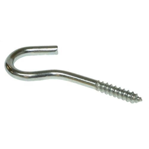 Metallics 3-3/8X.192 Screw Hooks Zinc-100 Per Jar (JSH2)