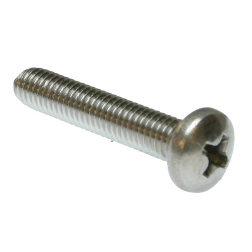 Metallics 6-32 X 1/4 Pan Head Phillips Machine Screw Stainless Steel 18-8-100 Per Jar (JSPMP78SS)