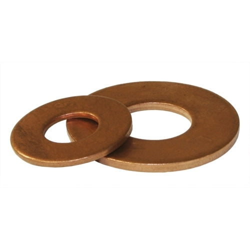 Metallics 1/4 Inch Flat SAE Washer Silicon Bronze-100 Per Jar (JSBW14)