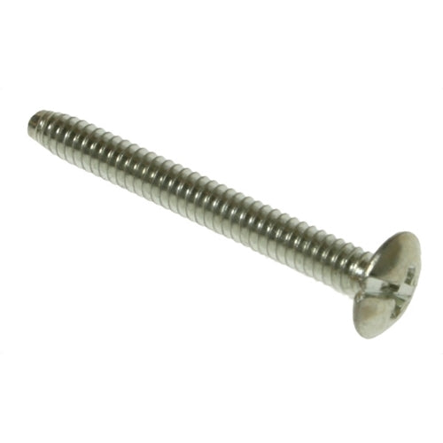 Metallics 6-32 X 2 Truss Head Combination Receptacle Screw Lead Point Zinc-100 Per Box (TM83LP)