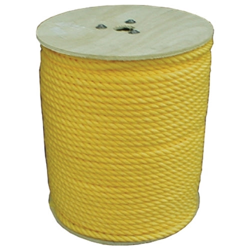 Metallics 3/8 Inch Three Strand Twisted Polypropylene Pull Rope 600 Foot-1 Per Pack (M38600)