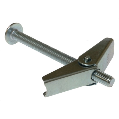 Metallics 1/2-13 X 5 Round Head Slotted Spring Wing And Toggle Bolt Steel Zinc-10 Per Package (J1524)