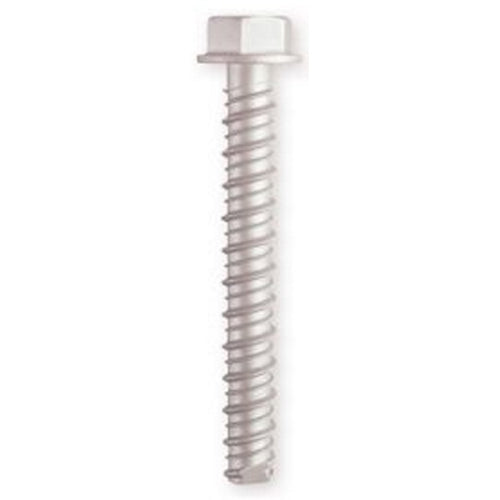 Metallics 3/8 X 5 Inch Large Diameter Heavy-Duty Concrete Screw Anchor Steel-Zinc-40 Per Box (LCS3850)