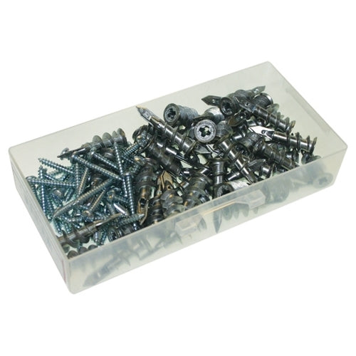 Metallics No 6-8 Self-Drilling Wall Anchor Kit Zinc-Lite-Box of 100 (ZSAL2K)