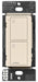 Lutron 2-Button Pico Line-Powered Wireless Control 120-277V Line Voltage With Light Icons Light Almond (PJL-2B-GLA-L01)
