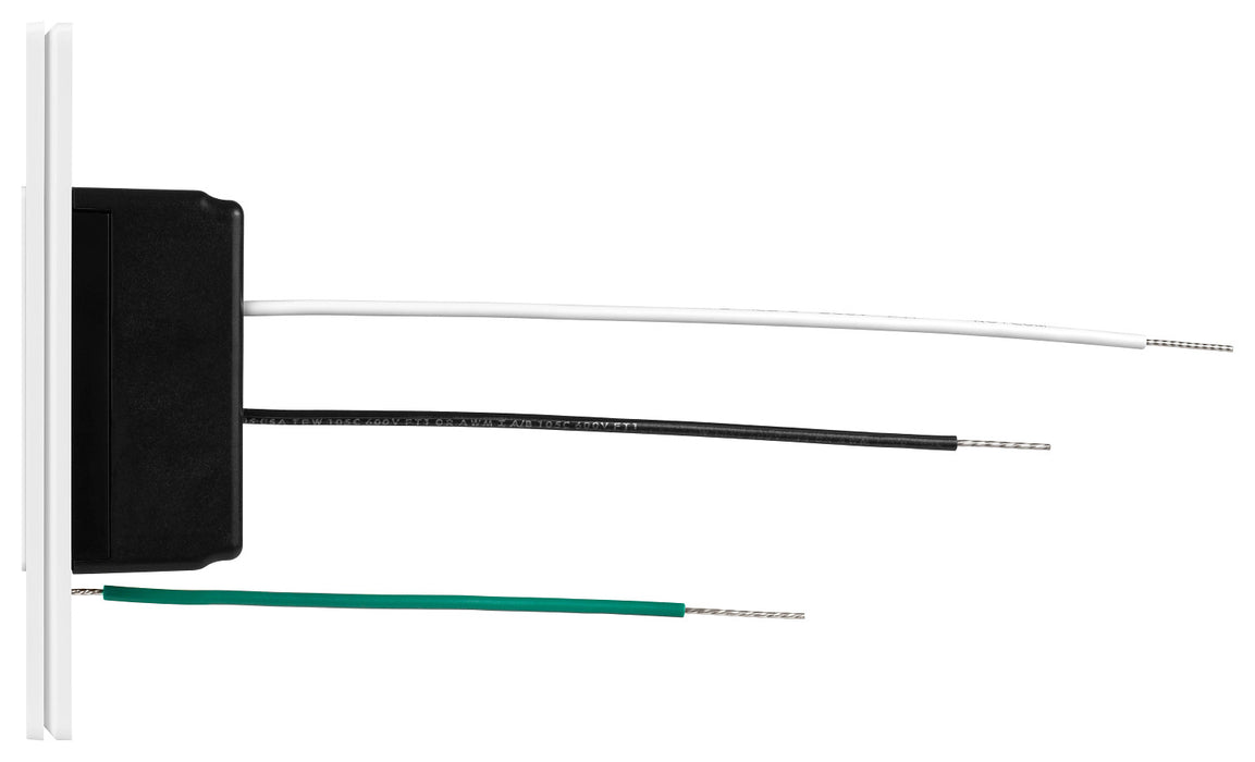 Lutron 2-Button Pico Line-Powered Wireless Control 120-277V Line Voltage With Light Icons White (PJL-2B-GWH-L01)