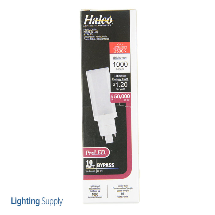 Halco PL10H/835/BYP/LED 10W LED 3500K 120-277V 82 CRI G24q/GX24q/G24d/GX24d Base Bulb (81144)