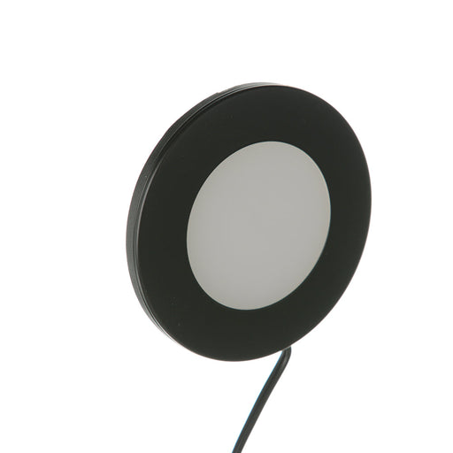 Westgate Manufacturing 12V LED Slim Puck Lights 2W 120Lm 3000K Triac Dimming (PL12-30K-BK)