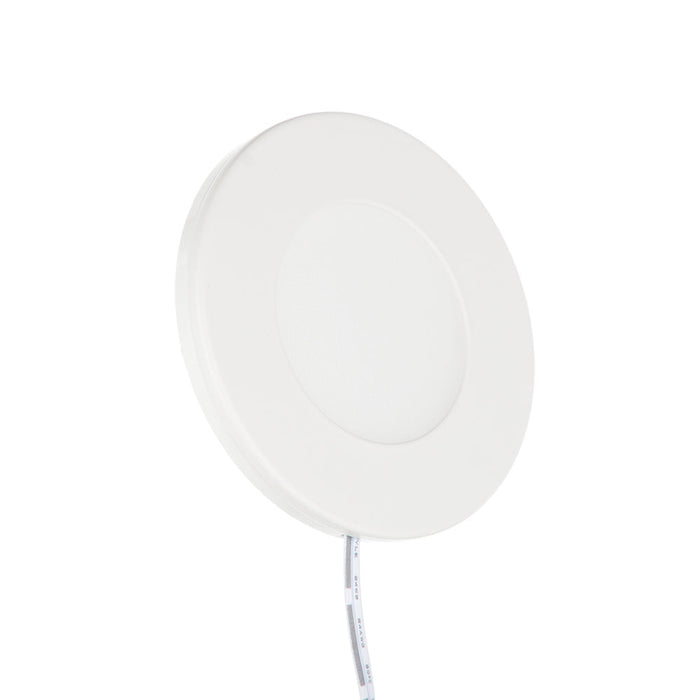 GM Lighting 24VDC Surface/Recess Mount LED Slim Puck 2700K White (PL24V-27-W)