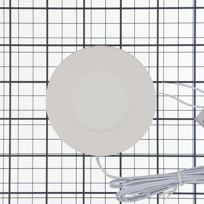 GM Lighting 24VDC Surface/Recess Mount LED Slim Puck 3000K White (PL24V-30-W)