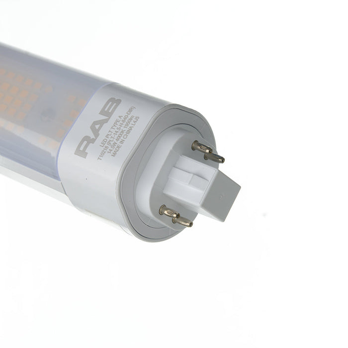 RAB PLT Horizontal 14.5W 42W Equivalent 1950Lm G24q Base 80 CRI 4000K Ballast Compatible (PLT-14.5-H-840-DIR)