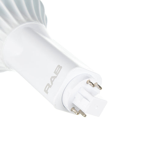 RAB PLT Vertical 17W 42W Equivalent 2050Lm G24q Base 80 CRI 3500K Ballast Compatible (PLT-17-V-835-DIR)
