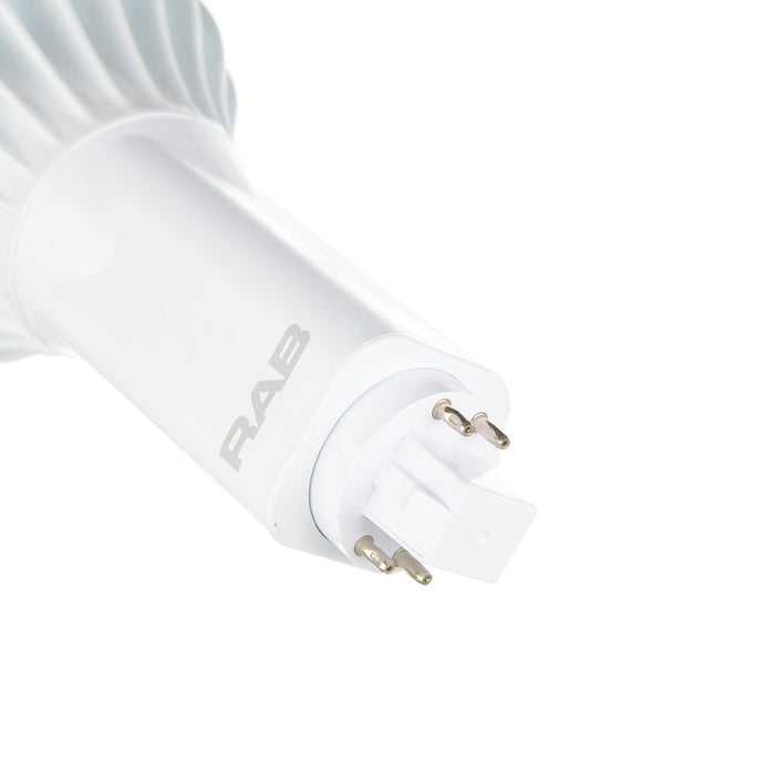 RAB PLT Vertical 17W 42W Equivalent 2050Lm G24q Base 80 CRI 3500K Ballast Compatible (PLT-17-V-835-DIR)