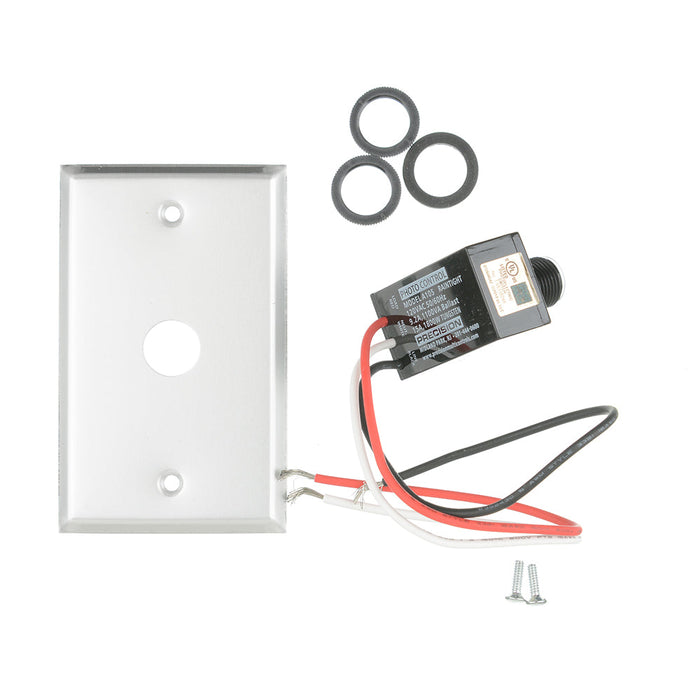 Precision Photo Control Lumatrol A Series With 3/8 Inch 18 NPS Threaded Stem (A105W)