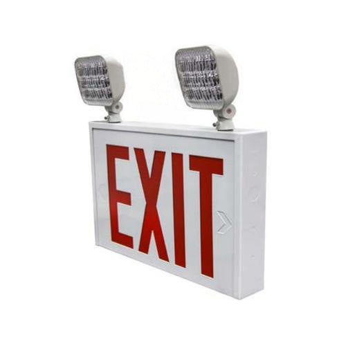 Best Lighting Products New York City Approved Exit And Emergency Combination 2 Heads (PRLEDCNYXTE3RW42)