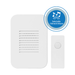 NICOR PrimeChime Plus 2 Mini Electronic Door Chime Ring Tone/Volume Selectable Wireless Button White (PRMC1120WH-WL)