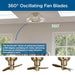 Progress Lighting Shear Collection Ceiling Fan Matte Black (P250115-31M-30)