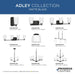 Progress Lighting Adley Collection Three-Light Chandelier Convertible Matte Black (P400349-31M)