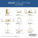 Progress Lighting Adley Collection One-Light Flush Mount Close-To-Ceiling Fixture Satin Brass (P350260-012)