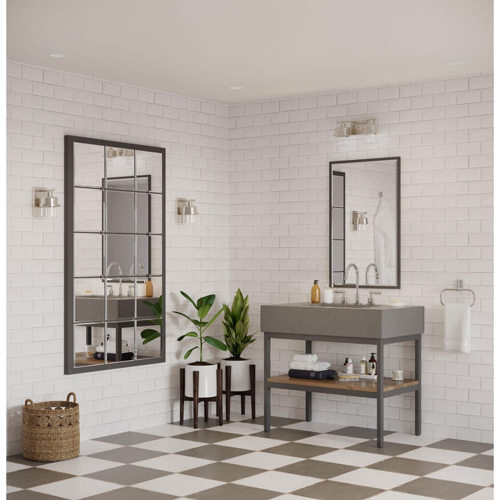Progress Lighting Beckner Collection One-Light Bath And Vanity Fixture Brushed Nickel (P300422-009)