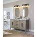 Progress Lighting Beckner Collection Three-Light Bath And Vanity Fixture Matte Black (P300424-31M)