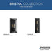 Progress Lighting Bristol Collection One-Light Wall Lantern Outdoor Fixture Matte Black (P560360-31M)