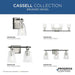 Progress Lighting Cassell Collection One-Light Bath And Vanity Fixture Brushed Nickel (P300480-009)