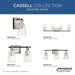 Progress Lighting Cassell Collection Four-Light Bath And Vanity Fixture Brushed Nickel (P300483-009)