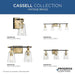 Progress Lighting Cassell Collection One-Light Bath And Vanity Fixture Vintage Brass (P300480-163)