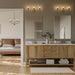 Progress Lighting 94400442177 Celino Collection 5-Light Chandelier Champagne Bronze With Clear Glass Shades (P400442-177)