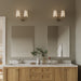 Progress Lighting 94300543009 Celino Collection 2-Light Bath And Vanity Fixture Brushed Nickel With White Glass Shades (P300543-009)
