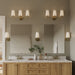 Progress Lighting 94710149177 Celino Collection 1-Light Wall Sconce Champagne Bronze With White Glass Shade (P710149-177)